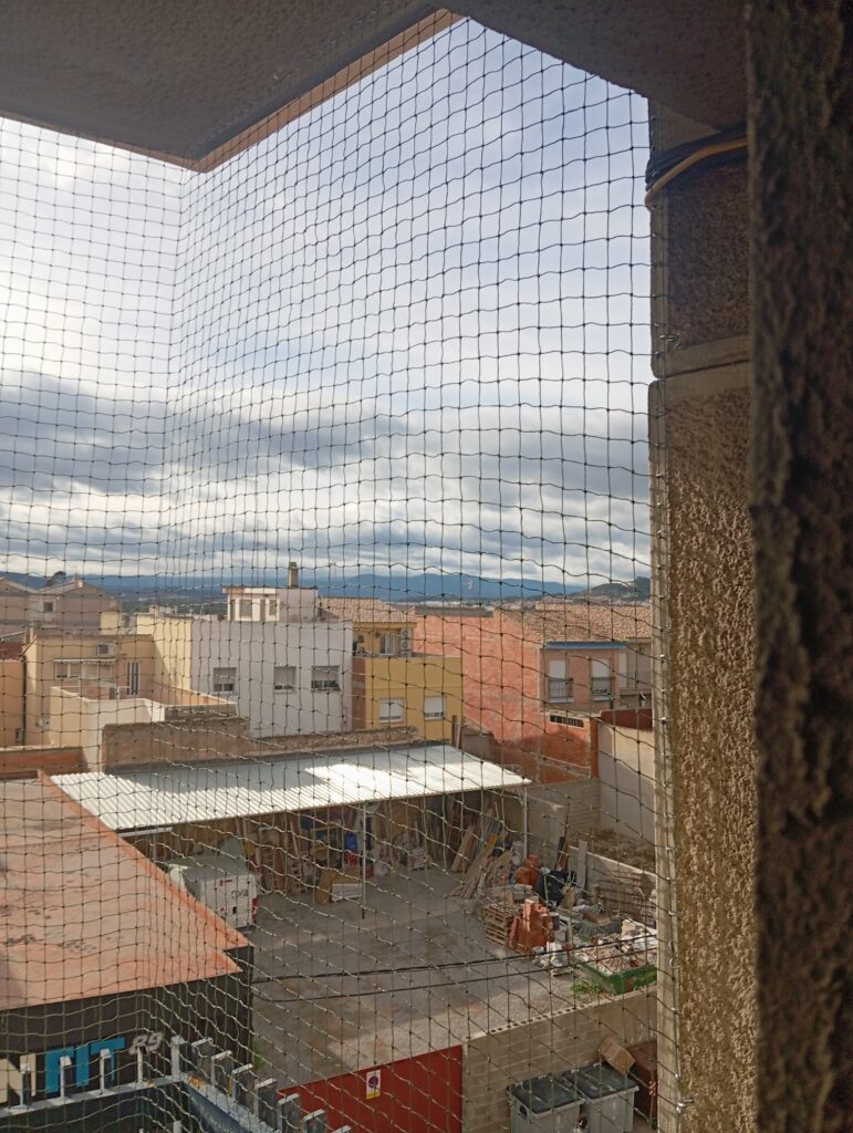 Redes en balcones